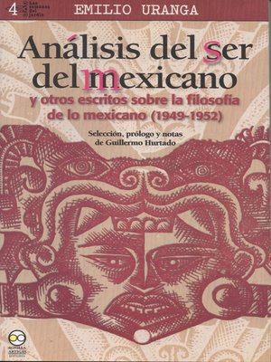 cover image of Análisis del ser del mexicano
